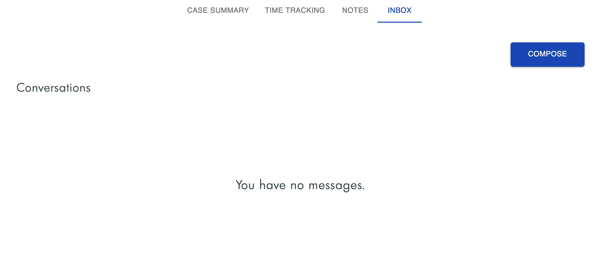 empty inbox